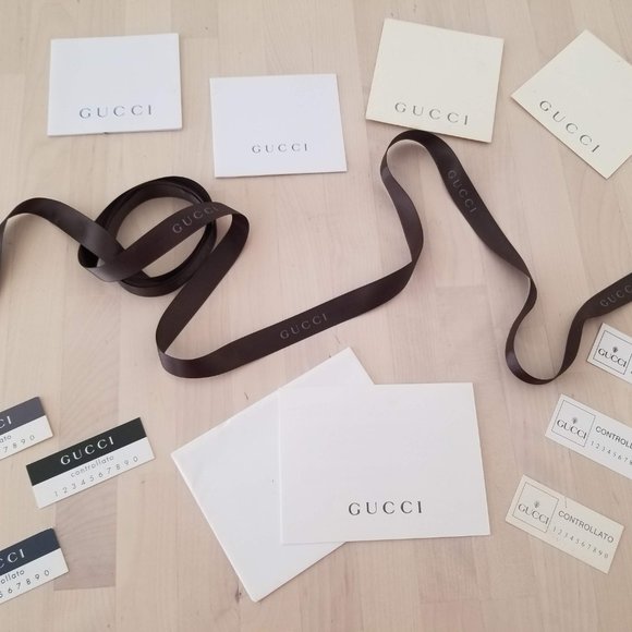 Gucci Ribbon and various Gucci Tags - Picture 6 of 6
